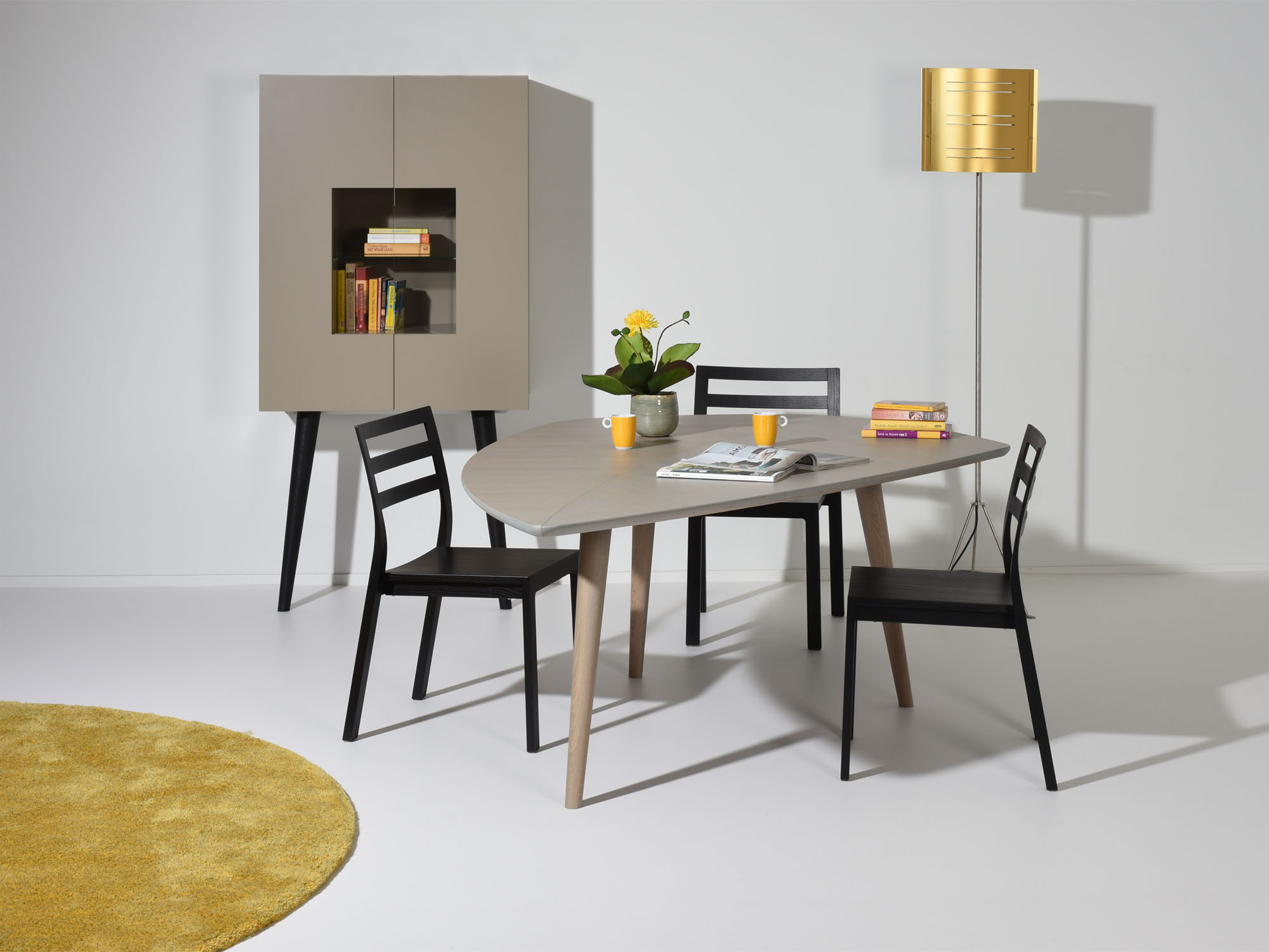 RP-leunkast en RP-tafel, ontwerp door Coen Castelijn